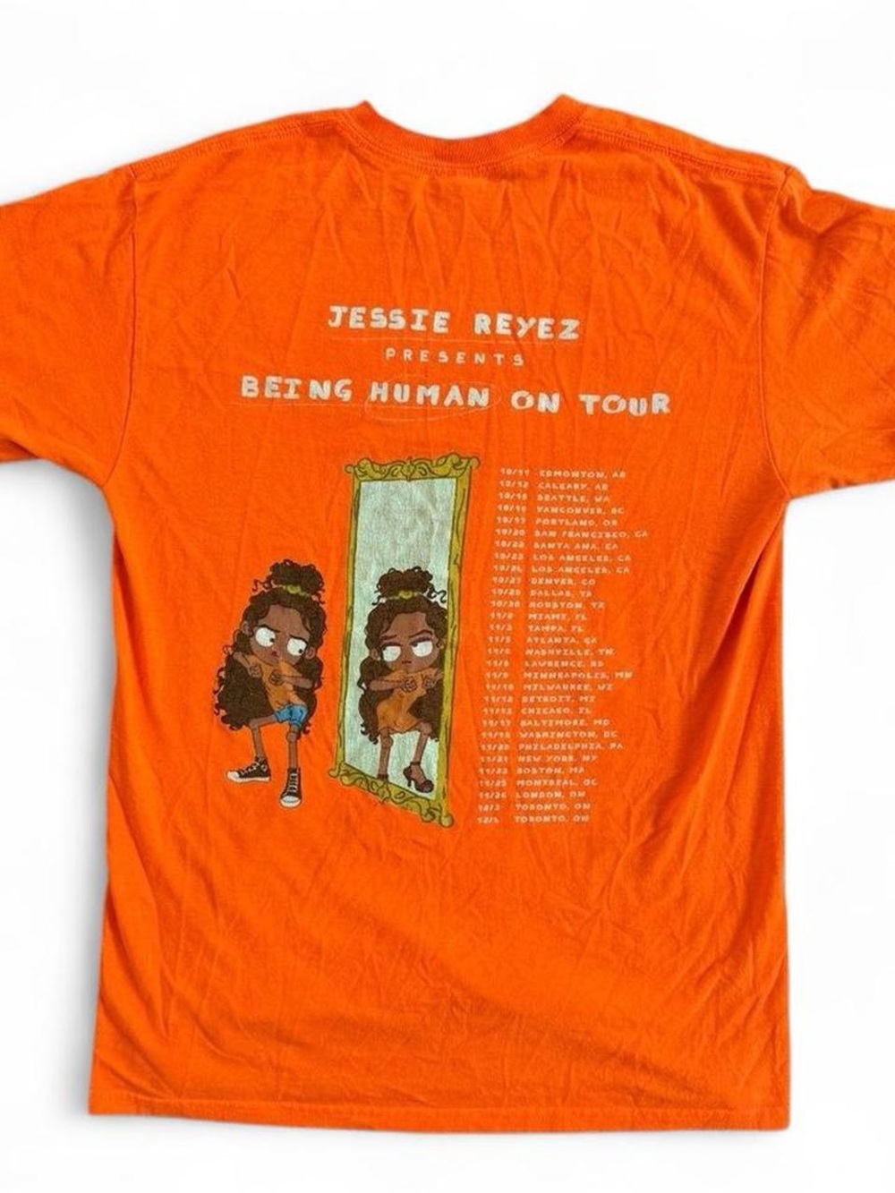 RARE Jessie Reyez Being Human in Public Tour Shirt